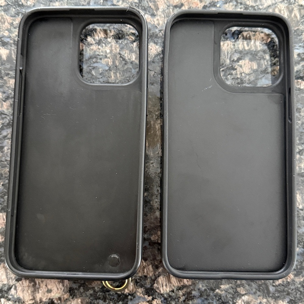 Bandolier Leather Case iPhone 15 Pro Max Black Brown - Picture 2 of 2